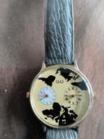 MONTRE MÉCANIQUE Q Q GMT, Montre-bracelet, Autres marques, Enlèvement ou Envoi, 1960 ou plus tard