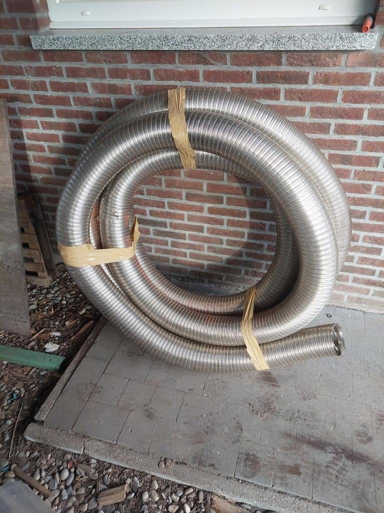 Inox flex dubbelwandig 130mm en 150mm., Dieren en Toebehoren, Ophalen