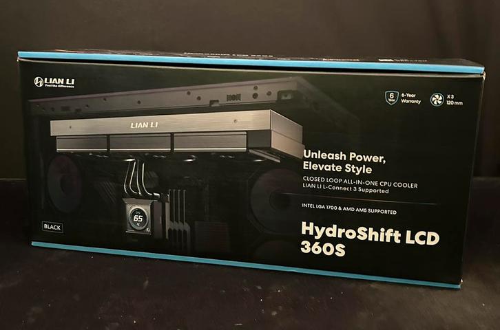 Lian Li Hydroshift  LCD 360S, Computers en Software, Computerkoelers, Zo goed als nieuw, Waterkoeling, Ophalen of Verzenden