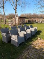 8stuks Bristol rotan tuinstoelen, Enlèvement, Rotin