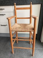 Hoge houten kinderstoel met rieten zitting, Ophalen, Gebruikt, Overige typen