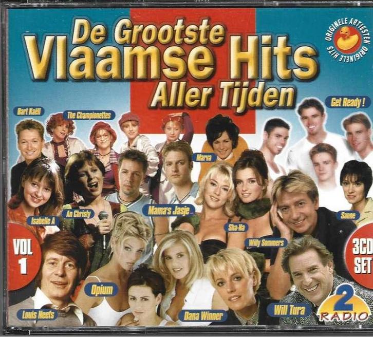 3 CD De Grootste Vlaamse Hits Aller Tijden, CD & DVD, CD | Néerlandophone, Comme neuf, Pop, Enlèvement ou Envoi