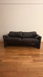 Maralunga Vico magistretti  en cuir brun, Enlèvement, Comme neuf