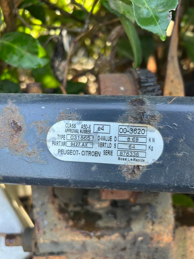 Attache remorque citroen et peugeot, Enlèvement, Utilisé