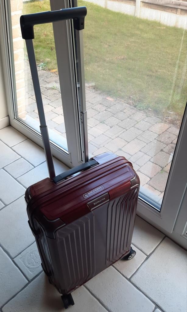 NOOIT GEBRUIKT Samsonite Lite-Box spinner 55/20, Handtassen en Accessoires, Koffers, Slot, Ophalen