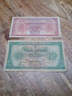 5 en 10 frank Oorloggeld 1943  België belgas, Postzegels en Munten, Bankbiljetten | België, Verzenden