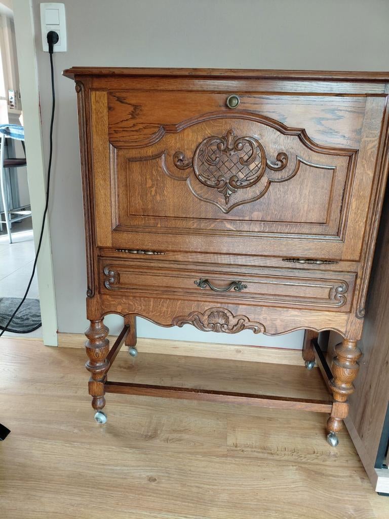 Vintage Louis Xv barkast, Huis en Inrichting, Ophalen, Gebruikt, Louis XV