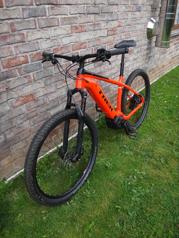 VTT trek électrique, Vélos & Vélomoteurs, Vélos électriques, Comme neuf, Autres marques, 55 à 59 cm, 50 km par batterie ou plus