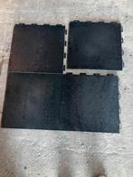 100 m2 industriële PVC kliktegels zware kwaliteit, Doe-het-zelf en Bouw, Ophalen, Zo goed als nieuw