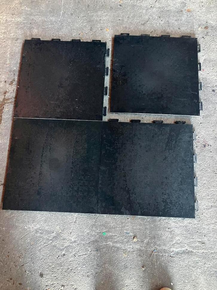 100 m2 industriële PVC kliktegels zware kwaliteit, Bricolage & Construction, Planches & Dalles, Comme neuf, Enlèvement