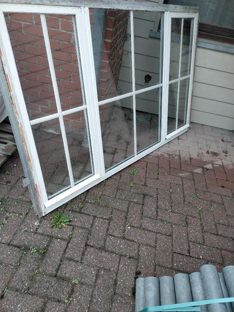 alu raam, Gevelraam of Ruit, Gebruikt, 120 tot 160 cm, Ophalen of Verzenden