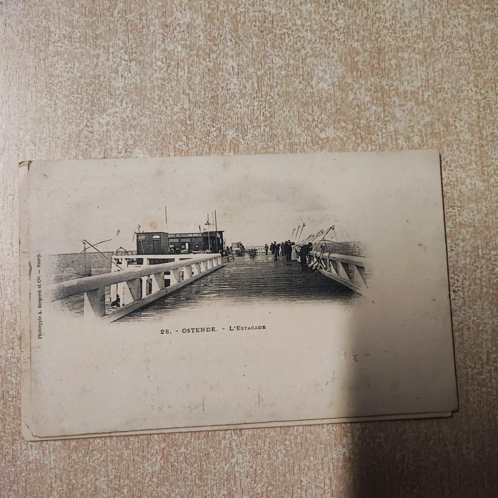 Ostende - la estacade, Collections, Enlèvement ou Envoi