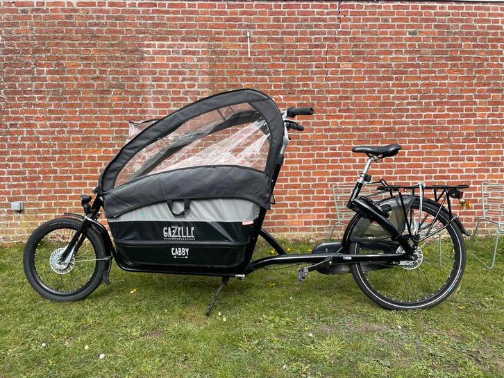 Gazelle Cabby Bakfiets, Vélos & Vélomoteurs, Vélos | Vélos avec bac, Utilisé, Gazelle, 3 enfants, Enlèvement