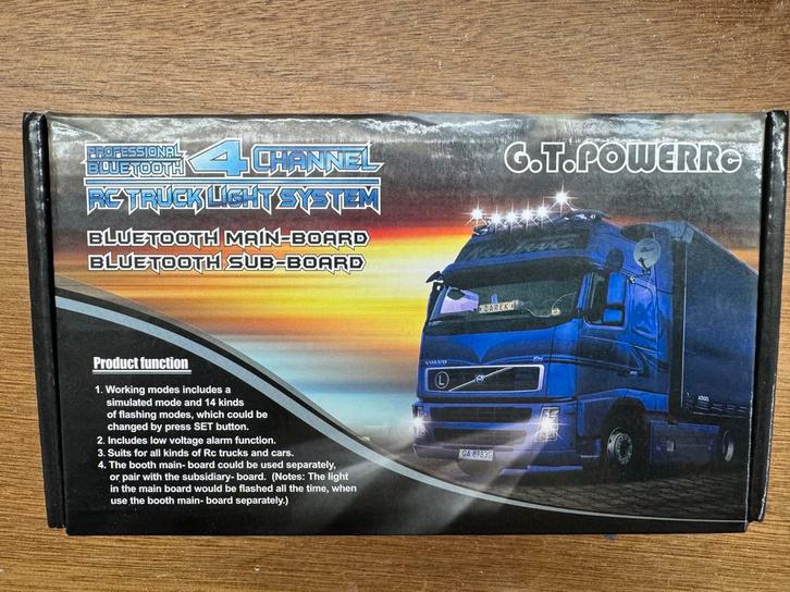 G.T.Power rc truck light system Bluetooth, Hobby en Vrije tijd, Modelbouw | Overige, Nieuw, Ophalen of Verzenden