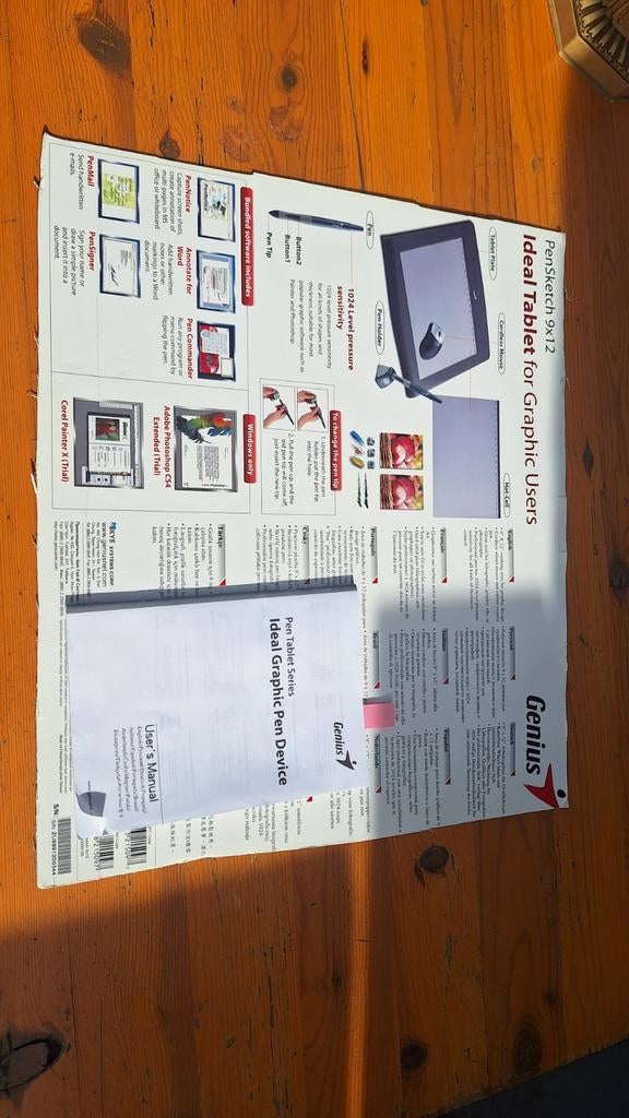 Drawing tablet, Ophalen