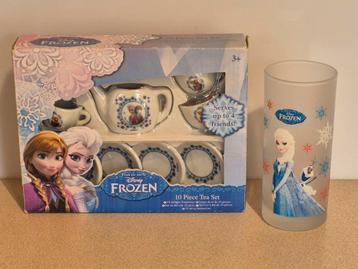 Disney Frozen 10-delig theeset + 1 melkglas Frozen beschikbaar voor biedingen