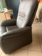 relaxzetel, Huis en Inrichting, Ophalen, Zo goed als nieuw, Leer