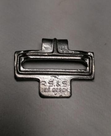 Patte Contre boucle ceinturon militaire Allemand WW2, Envoi