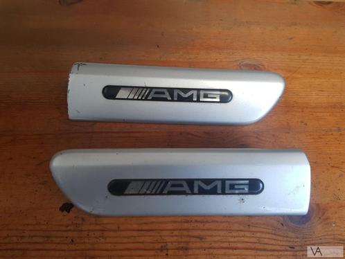 Mercedes CLK W208 1997 - 2002 stootstrip set voorscherm AMG, Auto-onderdelen, Carrosserie, Mercedes-Benz, Gebruikt, Ophalen of Verzenden