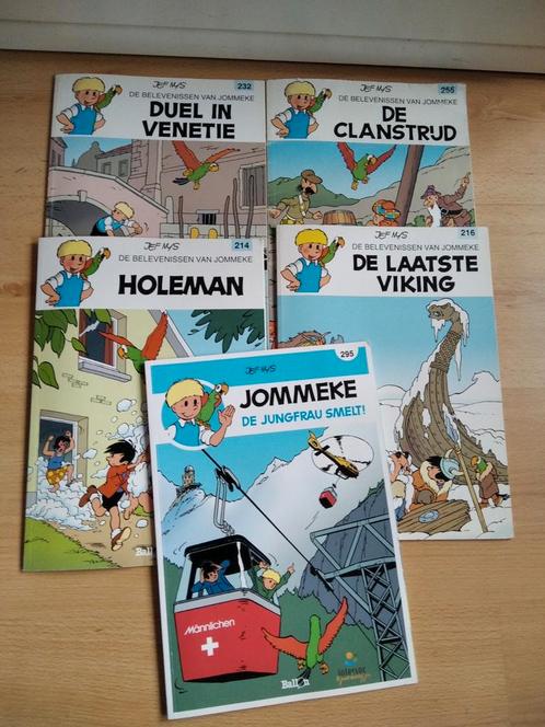 5 jommeke strips, Livres, BD, Utilisé, Enlèvement ou Envoi