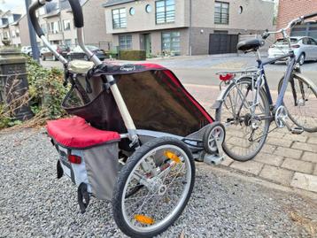 Fietskar chariot 1-persoon + ook gebruik als kinderwagen beschikbaar voor biedingen