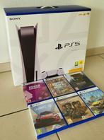 PS5 - Playstation 5 - Disque - Comme neuf, Consoles de jeu & Jeux vidéo, Consoles de jeu | Sony PlayStation 5, Comme neuf, Enlèvement
