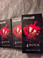 3 nieuwe in verpakking ongeopende Maxell, Audio, Tv en Foto, Videocamera's Digitaal, Ophalen