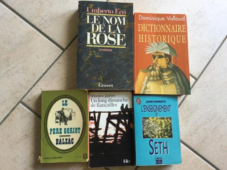 SET"NAME OF THE ROSE"HISTORISCH WOORDENBOEK/PERE GORIOT”.., Antiek en Kunst, Antiek | Boeken en Manuscripten, Ophalen of Verzenden