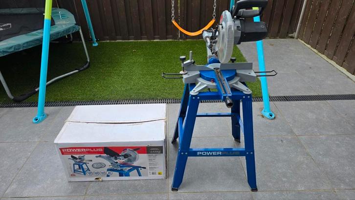 Verstekzaag Power Plus 2000W in heel goede staat, Bricolage & Construction, Outillage | Scies mécaniques, Enlèvement