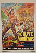 Filmposter De ondergang der Mohikanen origineel 1965 54cmx35, Deurposter of groter, Ophalen of Verzenden, Film en Tv, Rechthoekig Staand