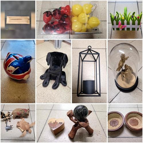 Verschillende decoratie voor huis; manden, schalen, lampjes, Huis en Inrichting, Woonaccessoires | Overige, Gebruikt, Ophalen of Verzenden