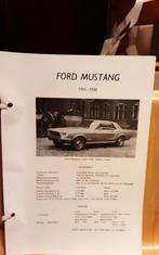 Ford mustang technische fiche, Comme neuf, Enlèvement ou Envoi, Ford