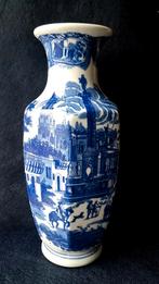 Vase vintage de 35 cm, style Delft, T.KOPEN ACHEN, Envoi