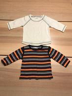 2 T-shirts pour bébé 56 et 62 cm, Kinderen en Baby's, Babykleding | Maat 56, Gebruikt, Jongetje, Hema, Ophalen