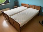 2 lits simples avec sommier et matelas, 80 cm, Gebruikt, Eenpersoons