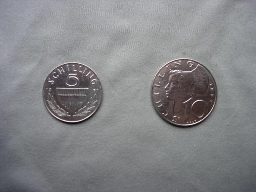 2 Pièces Argent Autriche 1957-1961, Timbres & Monnaies, Monnaies | Europe | Monnaies non-euro, Autriche, Argent, Enlèvement ou Envoi