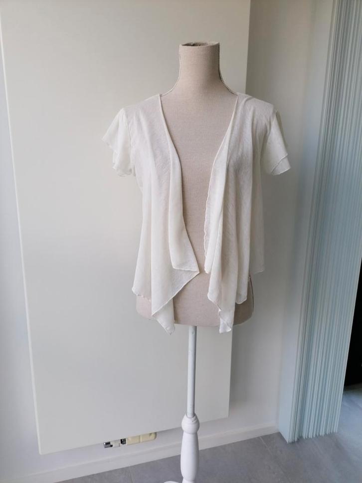 Crème kleur bolero, Kleding | Dames, Truien en Vesten, Zo goed als nieuw, Maat 42/44 (L), Ophalen of Verzenden