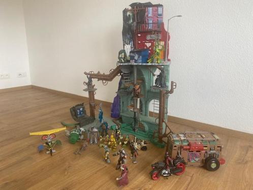Ninja Turtles-figuren + Ninja Turtles-voertuigen, Kinderen en Baby's, Speelgoed | Actiefiguren, Gebruikt, Ophalen of Verzenden