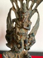 Statue Ancienne en Bronze Visnu et Garuda Indonésie, Enlèvement ou Envoi