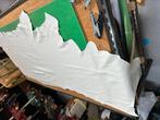 Witte kleur halve huid 1.5 mm dikte soepel wit -2, Hobby en Vrije tijd, Ophalen of Verzenden, Wit