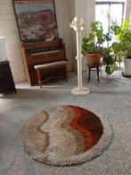 70s tapijt Siegel, Duitsland, 147cm diam, Ophalen of Verzenden, Zo goed als nieuw, Tapijt