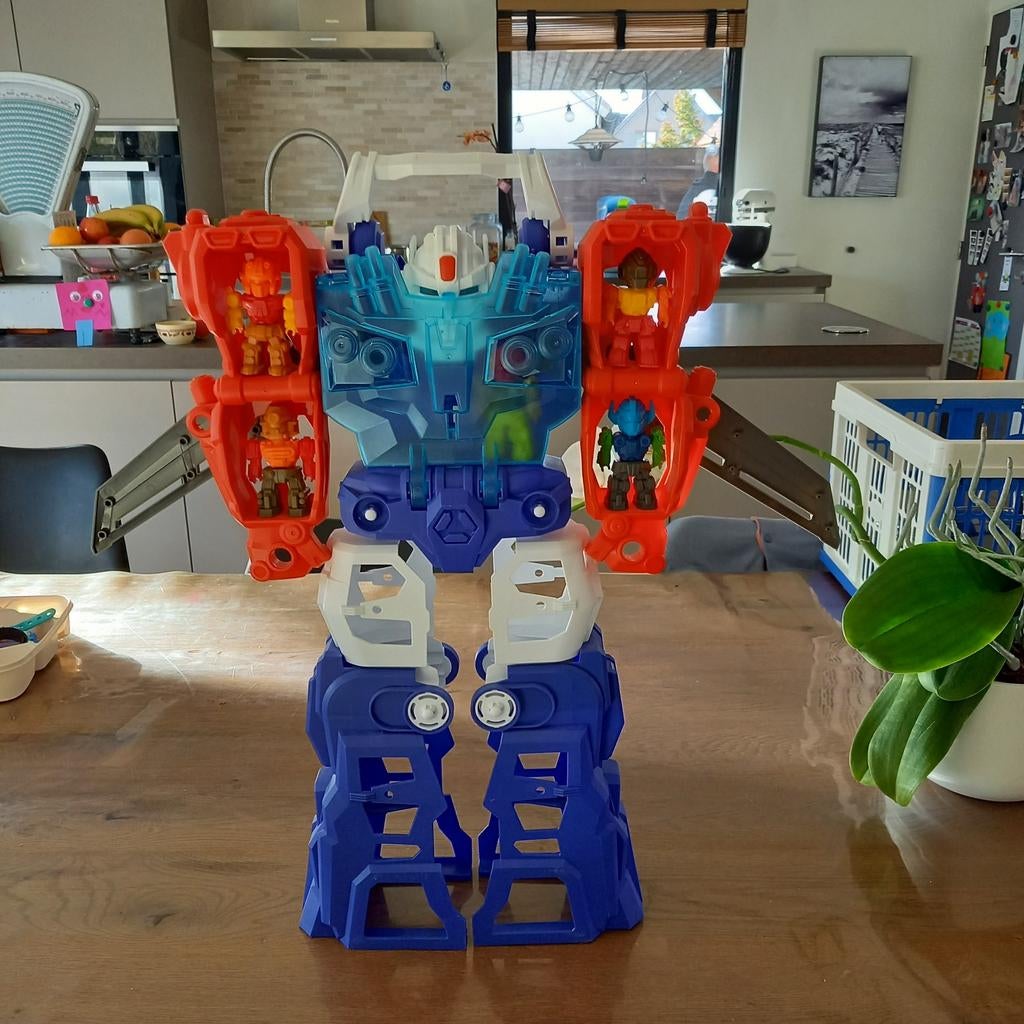 Grote robot, Ophalen