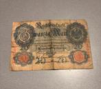 20 marks allemands, Enlèvement ou Envoi