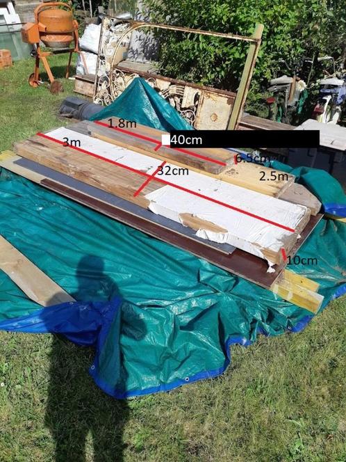 allerhande soorten hout voor construtie's DOE EEN DEFTIG BOD, Doe-het-zelf en Bouw, Hout en Planken, Zo goed als nieuw, Balk, Overige houtsoorten