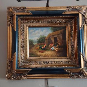 Klassiek schilderij  beschikbaar voor biedingen