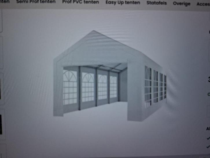 Partytent 8mx4m als nieuw, Tuin en Terras, Partytenten, Zo goed als nieuw, Partytent, Minder dan 2 meter, 8 meter of meer, 4 tot 6 meter