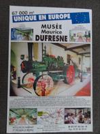 affiche Musée Maurice Dufresne, machinerie agricole, Rectangulaire vertical, Utilisé, Autres sujets/thèmes, Affiche ou Poster pour porte ou plus grand