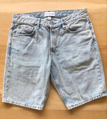 Afgewassen jeans short van Calvin Klein Jeans