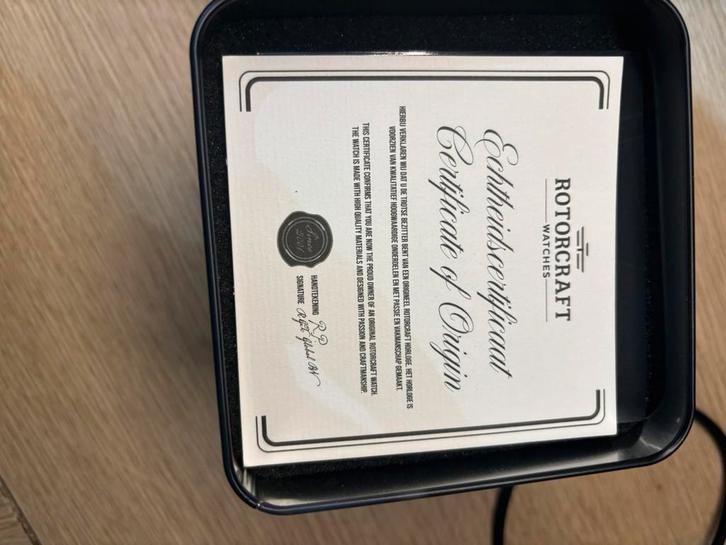 Heren horloge rotorcraft, Handtassen en Accessoires, Horloges | Heren, Zo goed als nieuw, Polshorloge, Overige merken, Zilver