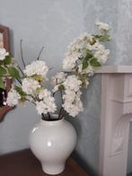 Vintage Viano do Castello vaas blauw witte vaas  h: 24 b: 20, Ophalen